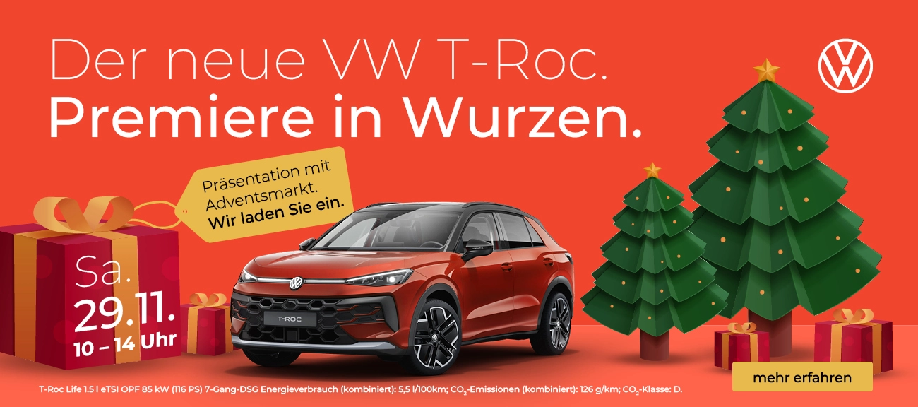 T-Roc Premiere Privatkunden Adventsmarkt
