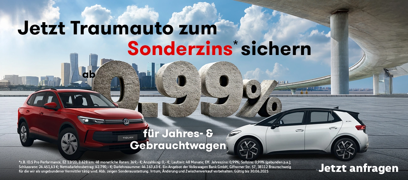 VW VVJ Sonderzins Aktion