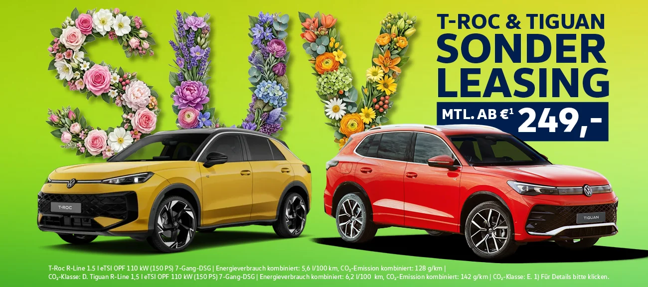 T-Roc und Tiguan SUV