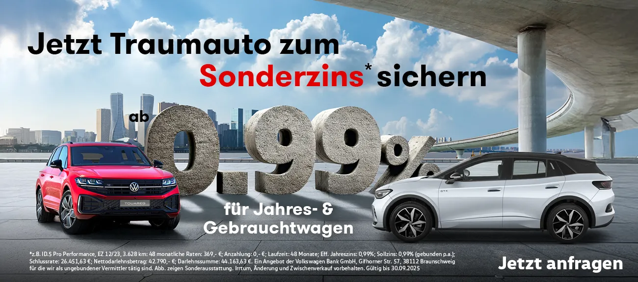 VW VVJ Sonderzins Aktion