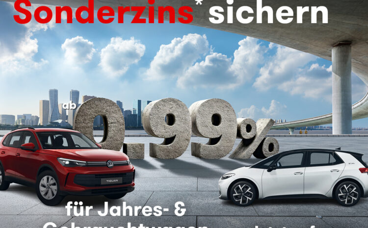  VW VVJ Sonderzins Aktion