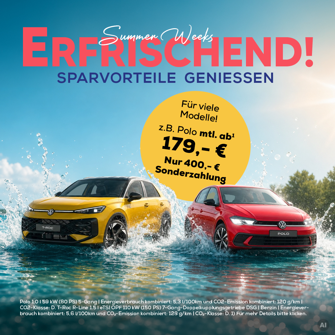 VW Sonderleasing Aktion